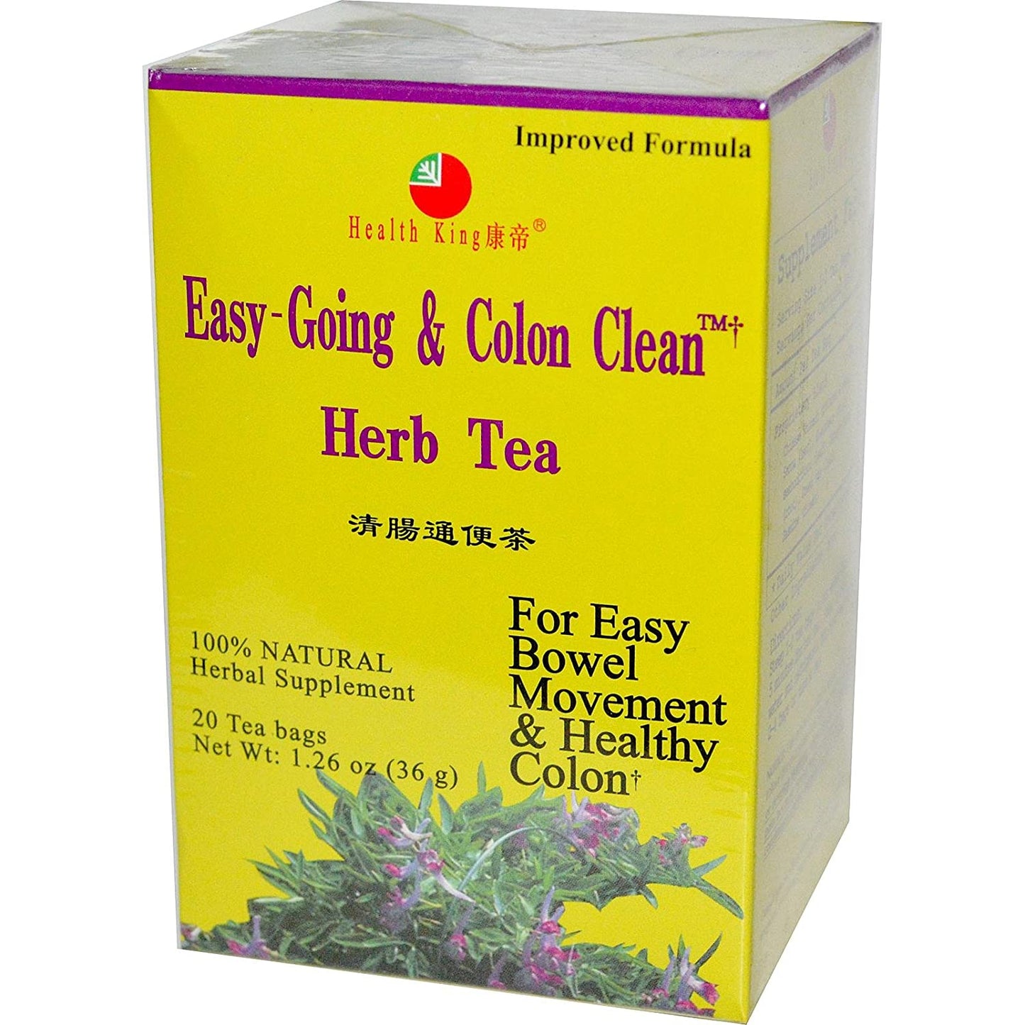 Easy Going and Colon Clean Tea Health King